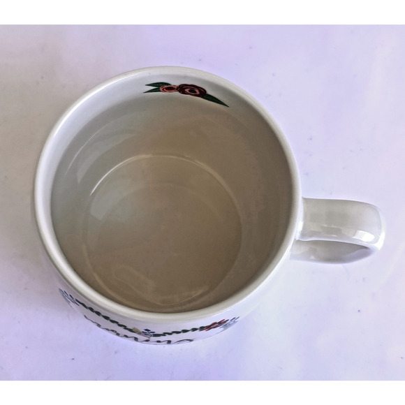 Opal House Morning Vibes Large Coffee Mug Floral Heart design - Picture 6 of 8